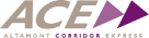 Altamont Corridor Express (ACE) Logo