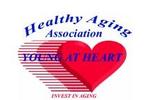 Healthy Aging Association, Young At Heart, Invest in Aging, image of red hearts