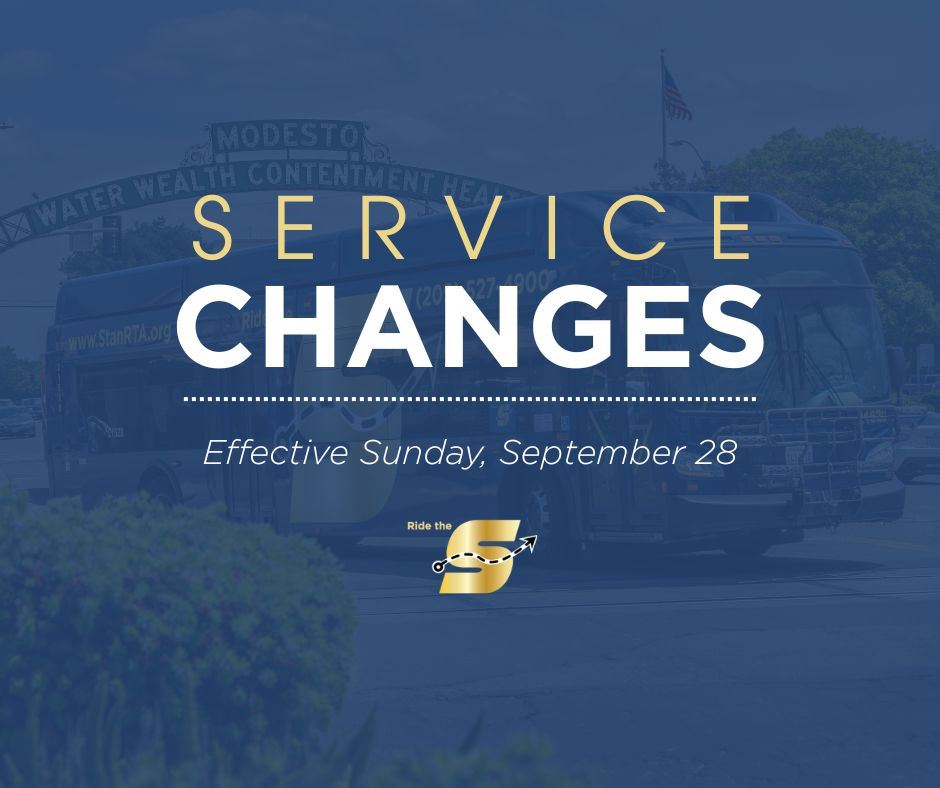 Service Changes effective September 28, Ride The S