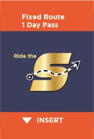 Fixed route - 1 day pass